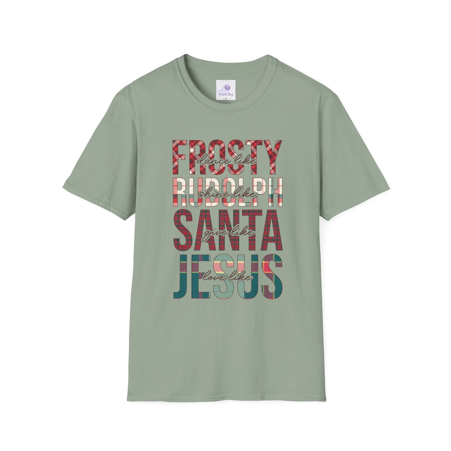 Christmas Frosty Jesus Unisex T-Shirt