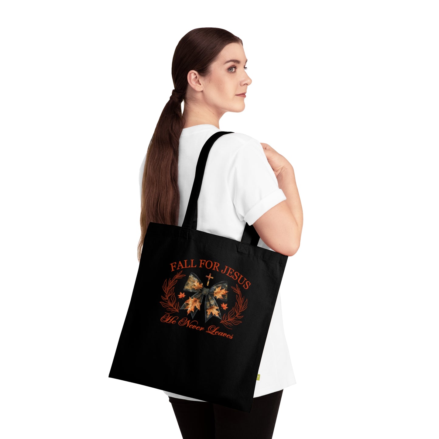 Fall for Jesus Tote Bag