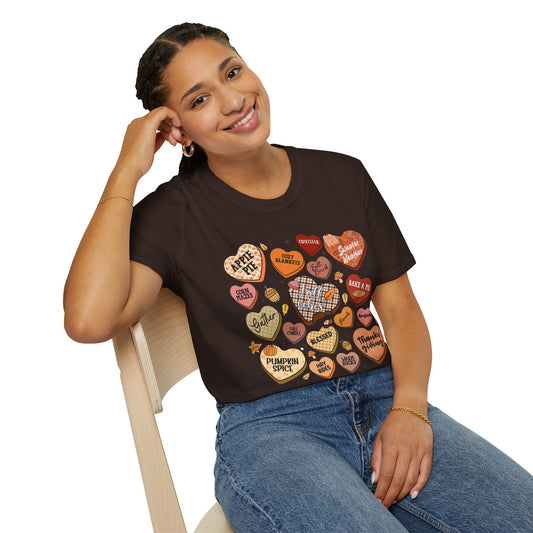 Conversations Hearts for Fall Sweatshirt