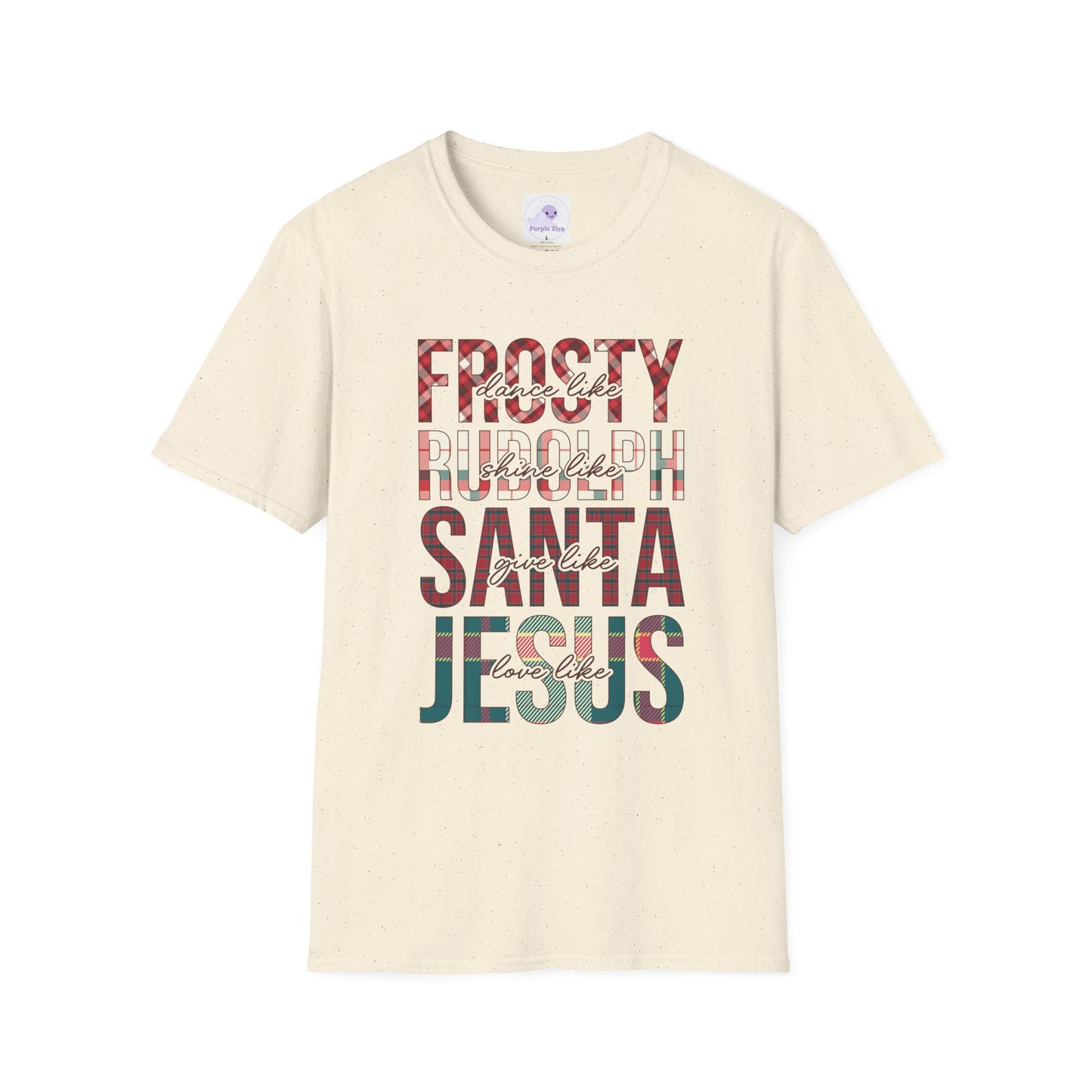 Christmas Frosty Jesus Unisex T-Shirt