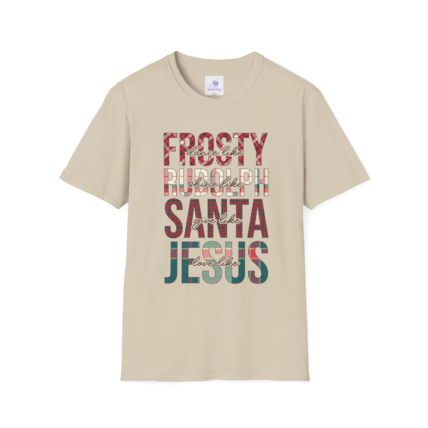 Christmas Frosty Jesus Unisex T-Shirt